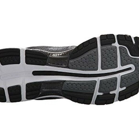 NEW ASICS GEL NIMBUS 20 Carbon Black Silver White Womens 10 US 42 EUR T750N - Picture 8 of 10